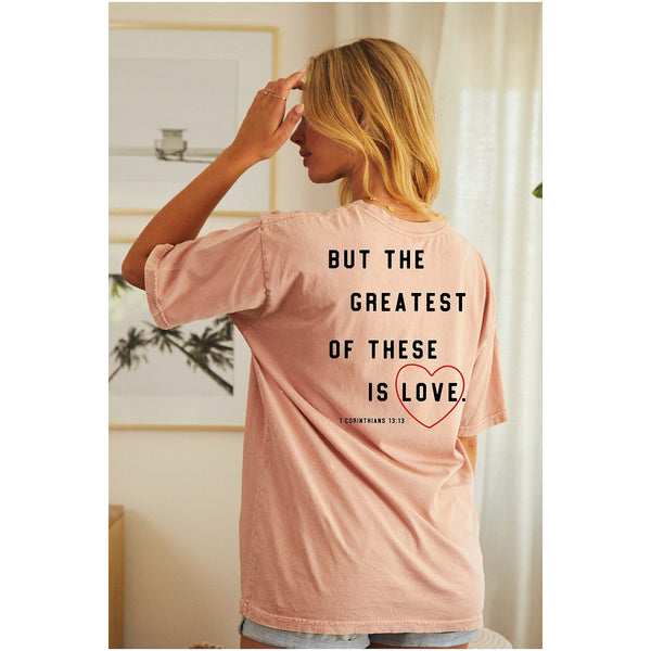 Faith Hope Love Mineral Wash Tee - MULTIPLE Colors ***PREORDER***