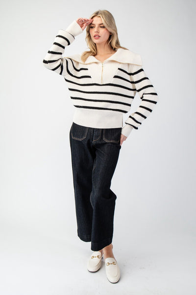 Striped Pullover Sweater