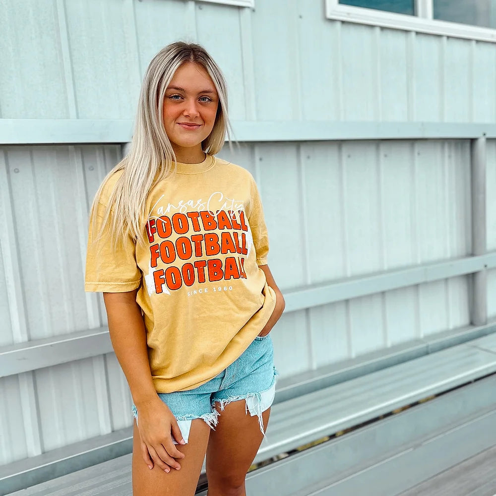 KC Football Repeat Tee