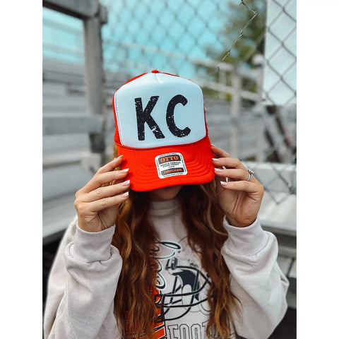 KC Distressed Trucker Hat