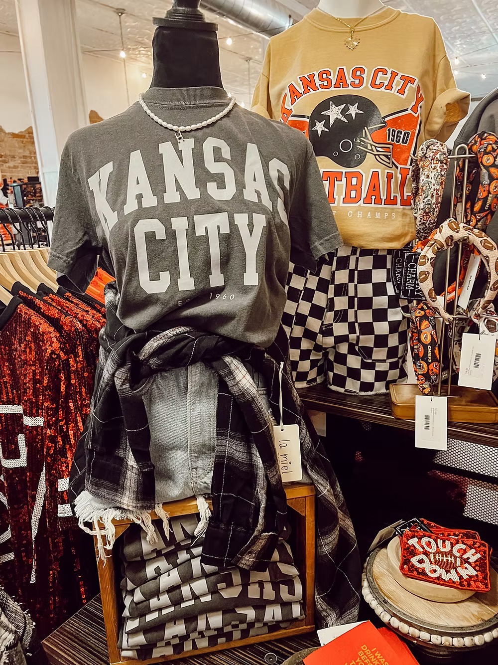 Kansas City Gray Monochrome Tee