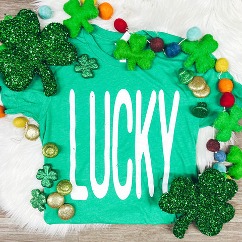 Tall Lucky Tee in HEATHER KELLY***PREORDER***