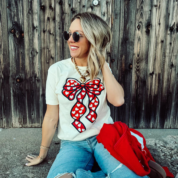 Big Heart Bow Tee ***PREORDER***