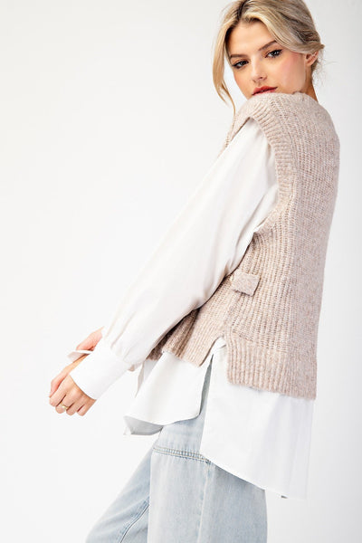 Layered Sweater Vest