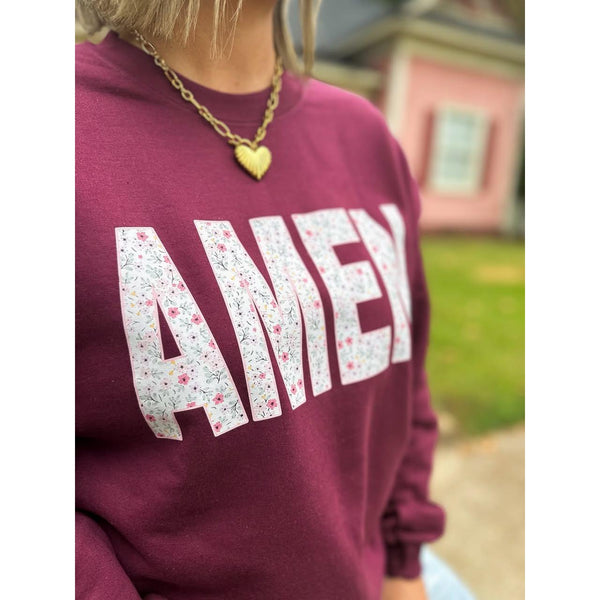 Amen Floral Sweatshirt ***PREORDER***