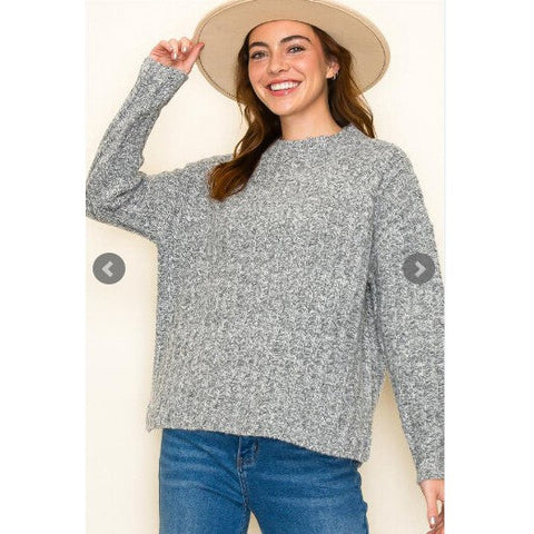Gray Chunky Sweater