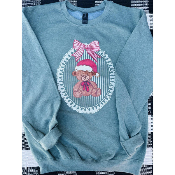 Christmas Teddy TEE or SWEATSHIRT ***PREORDER***