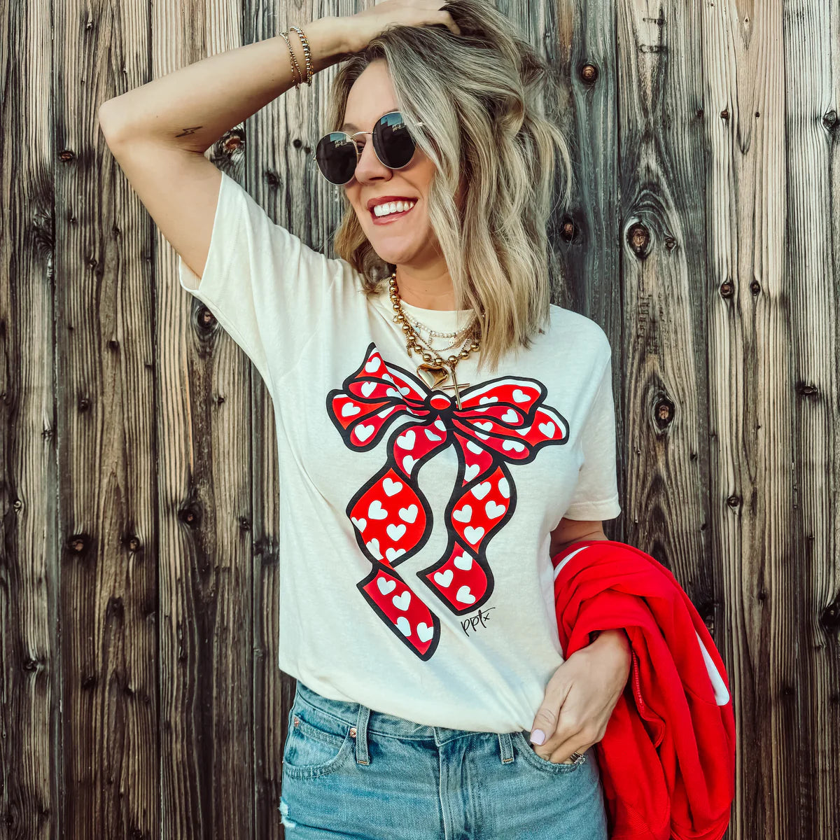 Big Heart Bow Tee ***PREORDER***