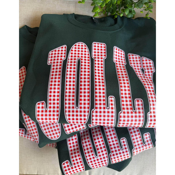 Jolly Gingham TEE or SWEATSHIRT ***PREORDER***