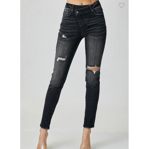 Tiffany Risen Jeans - High Rise - Relaxed Skinny