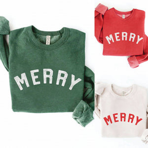 Merry Sweatshirt - MULTIPLE COLORS