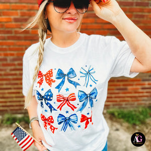 Star Spangled Bows Tee ***PREORDER***