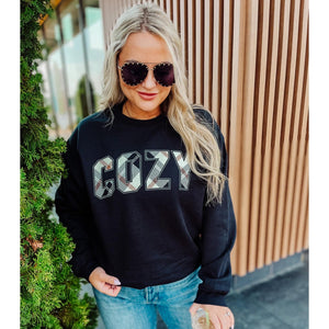 Cozy Plaid Sweatshirt