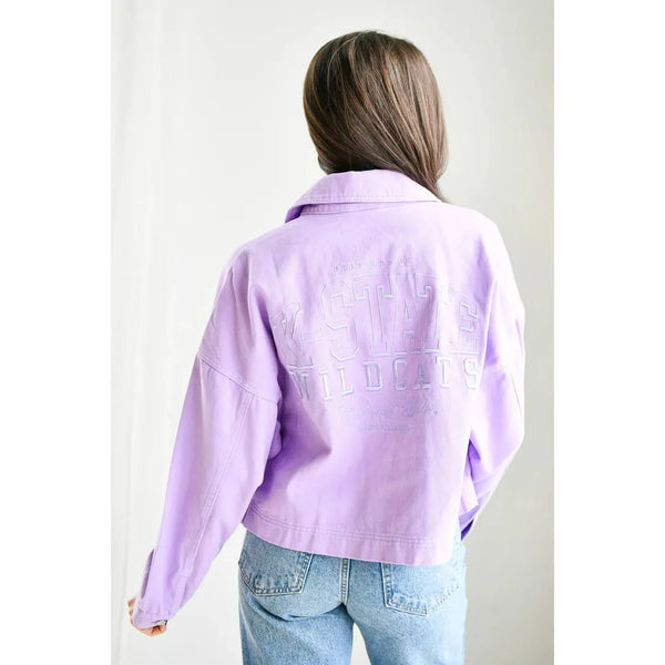 K-State Sanders Embroidered Canvas Jacket