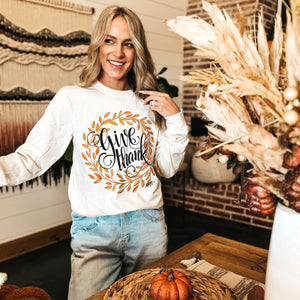 Give Thanks Long Sleeve Tee