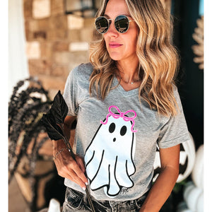 Pink Glitter Ghost Tee