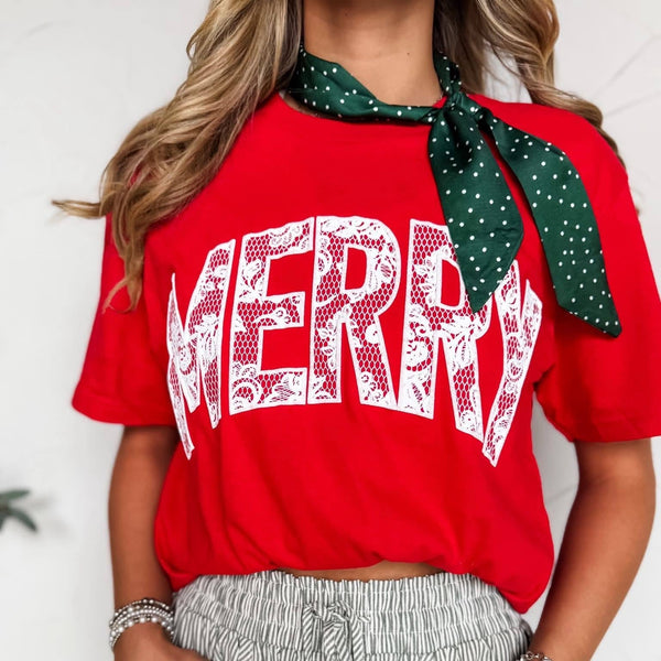 Merry Lace Tee ***PREORDER***