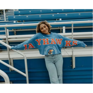 Jayhawks Phipps Top in White