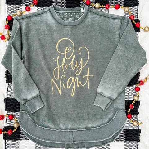 Oh Holy Night in Vintage Green