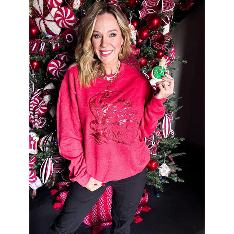 Monochrome Glitter Santa ***PREORDER***