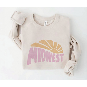 Midwest Sweatshirt in DUST or VINTAGE WHITE ***PREORDER***