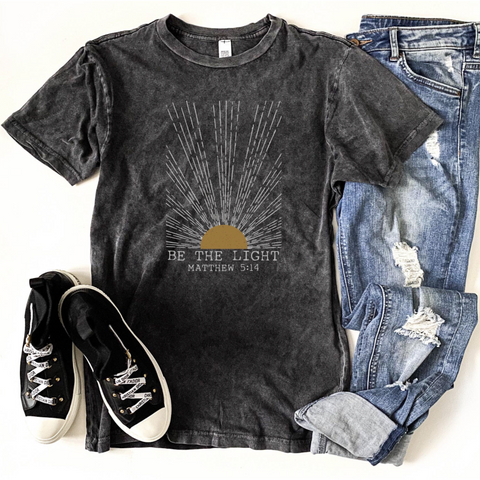 Be the Light Vintage Wash Tee