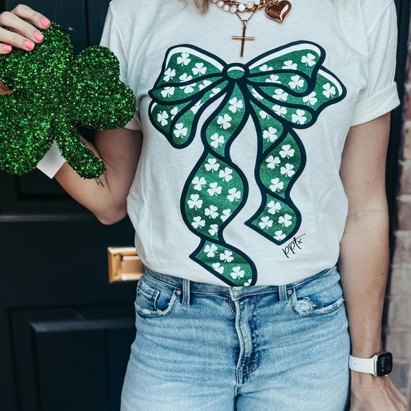 Shamrock Bow Tee ***PREORDER***