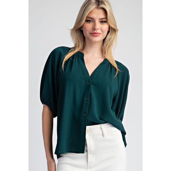 Hunter Green Blouse