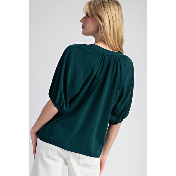 Hunter Green Blouse