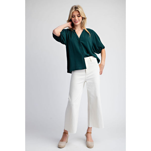 Hunter Green Blouse