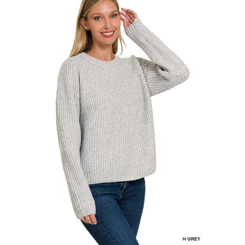 Gray Knit Sweater