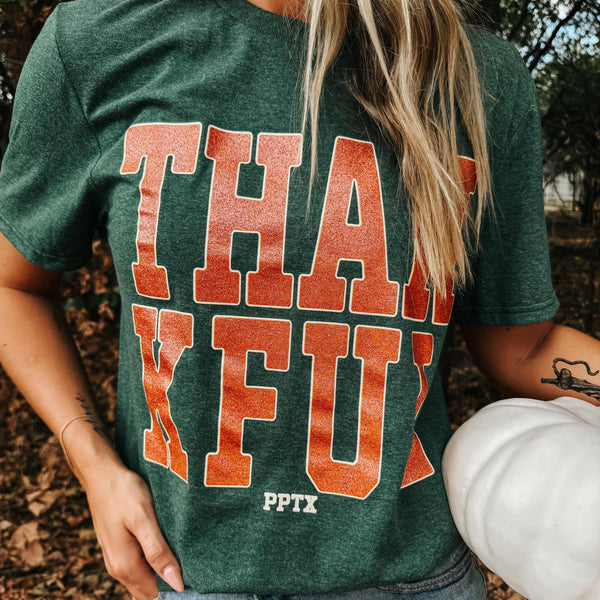 Thankful Glitter Tee ***PREORDER***