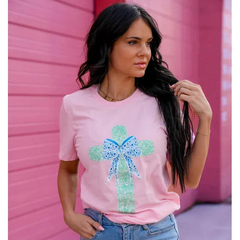 Watercolor Cross Tee ***PREORDER***
