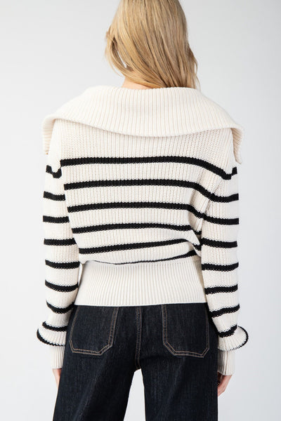 Striped Pullover Sweater