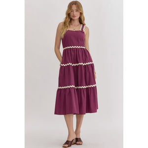 Plum Ric Rac Dress