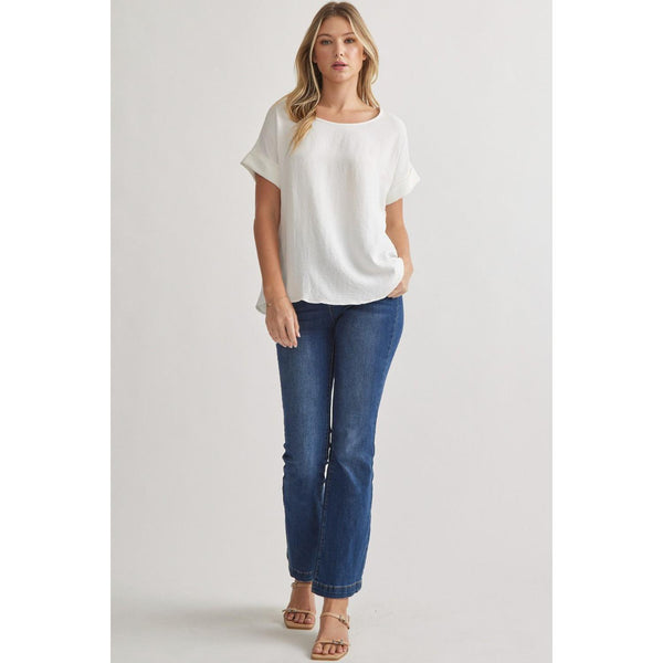 Off White Basic Scoop Neck