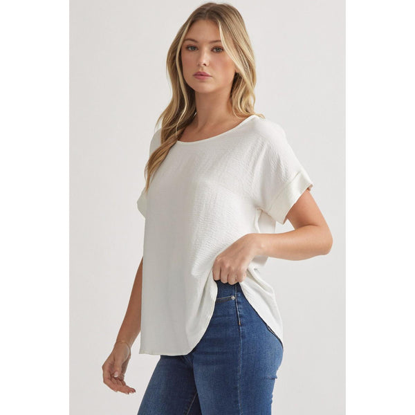 Off White Basic Scoop Neck