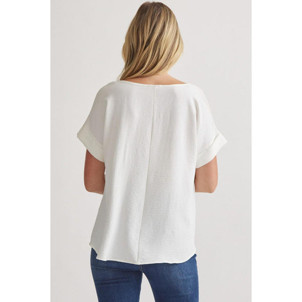 Off White Basic Scoop Neck