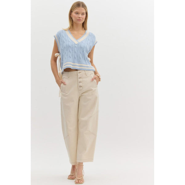Light Blue Sweater Vest
