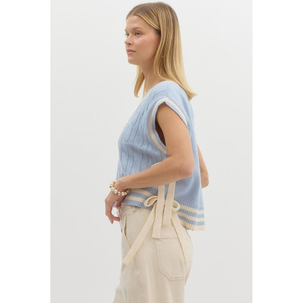 Light Blue Sweater Vest