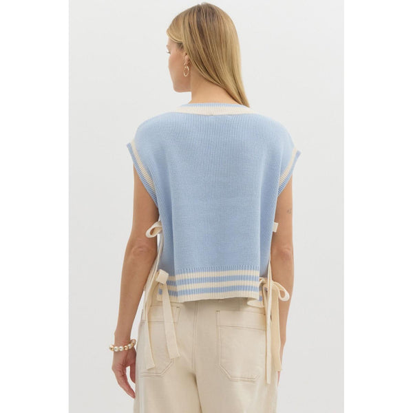 Light Blue Sweater Vest