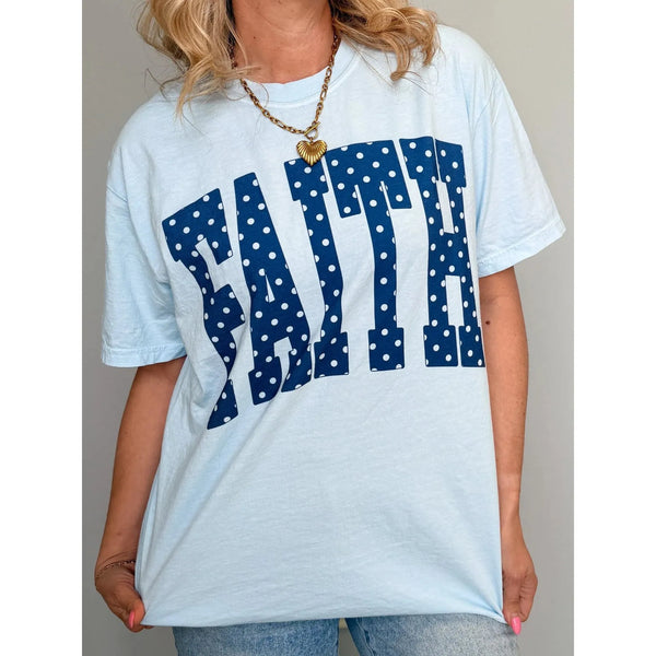 Faith Polka Dot Tee ***PREORDER***