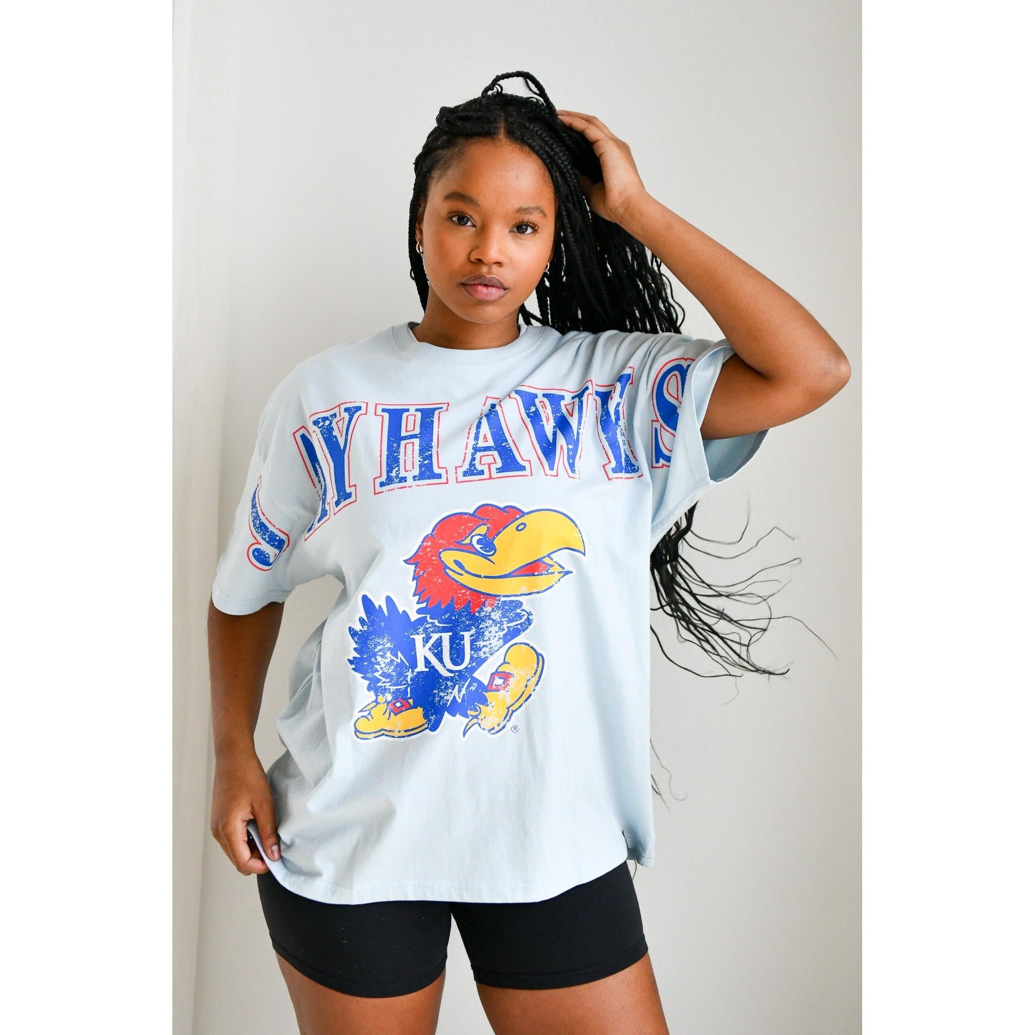 Jayhawks South Split Tee