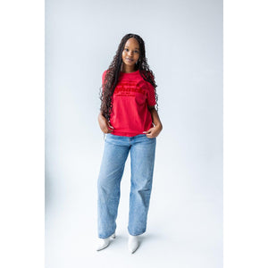 Jayhawks Phipps Top in White