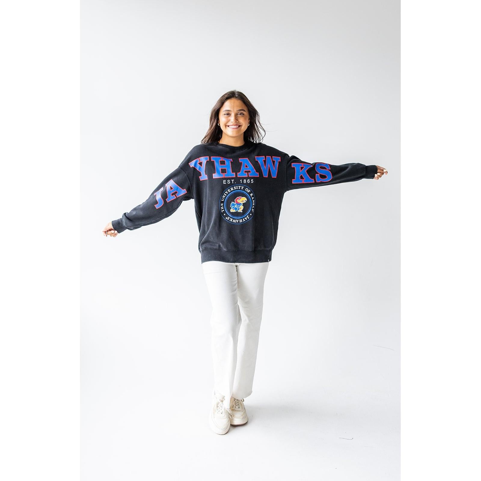 Jayhawks Philly Split Sweatshirt