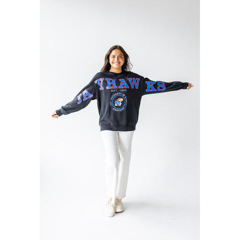 Jayhawks Philly Split Sweatshirt