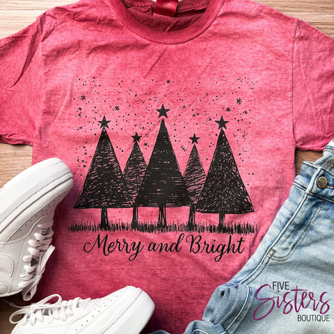 Merry & Bright Tee ***PREORDER***