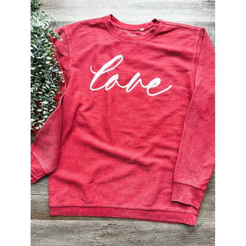 Love Cord Sweatshirt