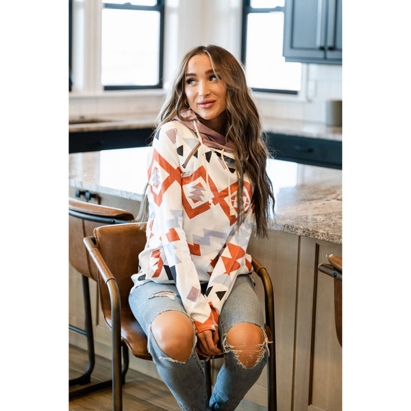 Ampersand Avenue DoubleHood Sweatshirt - Feel the Sunset